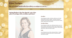 Desktop Screenshot of irinadesigns.com